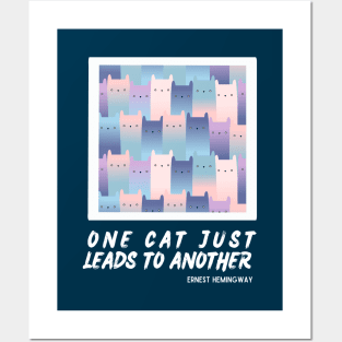 One cat just leads to another. Posters and Art